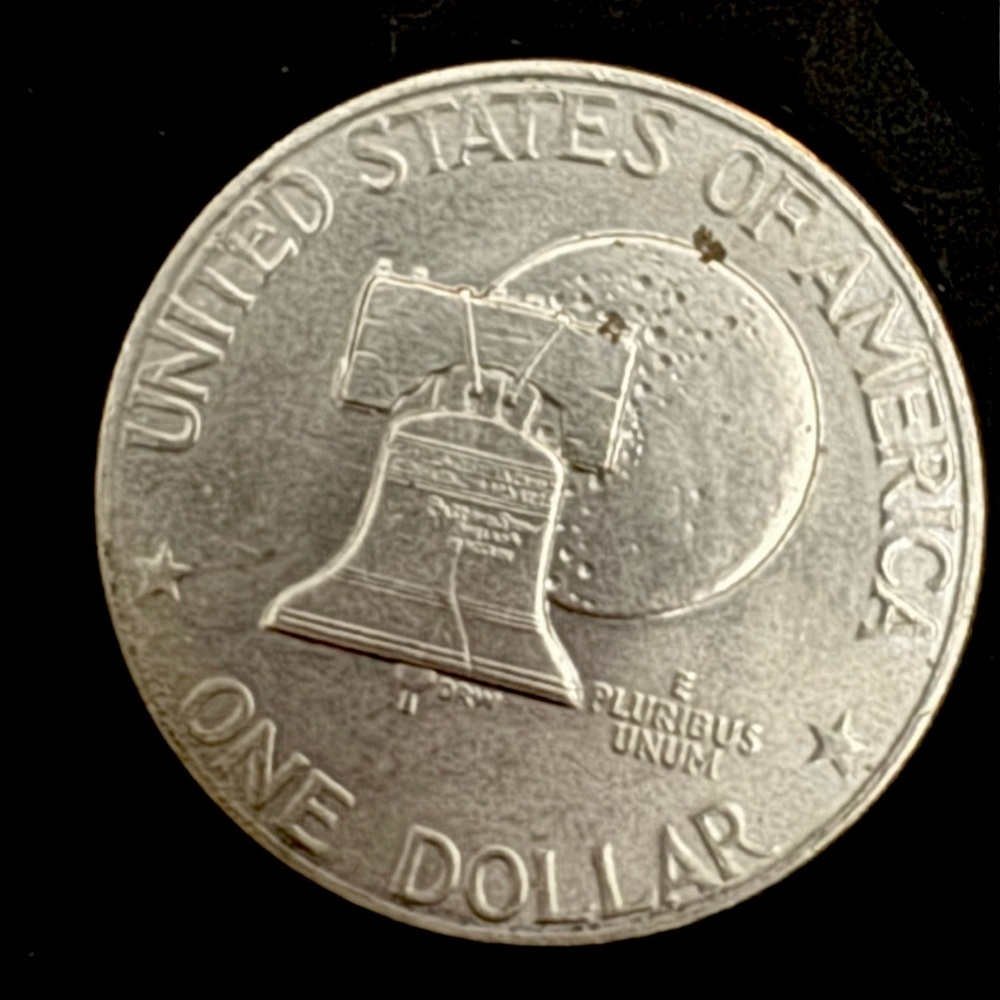Bicentennial Eisenhower Dollar Coin, Type 2 ( #2)